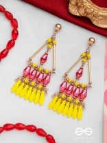 FLAMING DESIRES - STATEMENT DROP EARRINGS