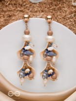 SHIMMERING SEASIDE - STATEMENT DROP EARRINGS