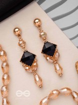 THE MYSTIC  NIGHTFALL - ELEGANT DROP EARRINGS