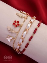 THE SCARLET'S GARDEN - STATEMENT MULTILAYERED BRACELET