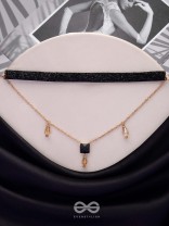 Magic In Darkness - Statement Choker Neckpiece With Anti-Tarnish Coating 