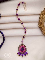 TAMASVINI - THE STARRY NIGHT - STONE, CUTDANA AND BEADS EMBROIDERED MAANGTIKA