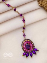 TAMASVINI - THE STARRY NIGHT - STONE, CUTDANA AND BEADS EMBROIDERED MAANGTIKA