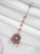 ATIKOPA - THE FEELING OF CALMNESS - BEADS, CUTDANA AND GLASS DROP EMBROIDERED MAANGTIKA