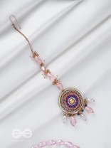 ATIKOPA - THE FEELING OF CALMNESS - BEADS, CUTDANA AND GLASS DROP EMBROIDERED MAANGTIKA