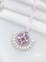 MUKHASHRI - FILLED WITH BEAUTY - STONES, CUTDANA AND BEADS EMBROIDERED MAANGTIKA