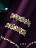 PARIVAHA - A ROYAL TREASURE - STONE AND BEADS EMBROIDERED BANGLES (SET OF 2)