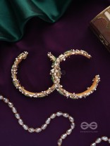 PARIVAHA - A ROYAL TREASURE - STONE AND BEADS EMBROIDERED BANGLES (SET OF 2)