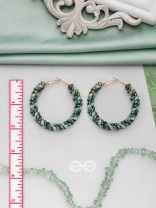 THE FERN-TASTIC GROOVE - STATEMENT BEADED HOOPS