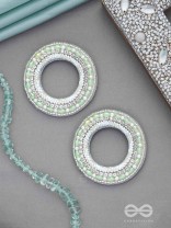 Shuddhaami - The Pure Desire - Beads And Cutdana Hand Embroidered Earrings