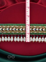 Shrimat - Decorated With Royalty - Pearls, Beads And Cutdana Hand Embroidered Neckpiece