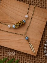 THE ANCIENT TREASURES - CASUAL MULTILAYERED NECKPIECE