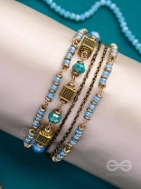 THE HEAVENLY SHADES - MULTILAYERED CASUAL BRACELET
