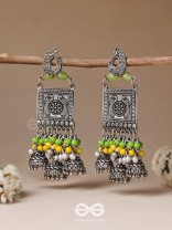 The Willow Wonders - Statement Oxidised And Beaded Earrings