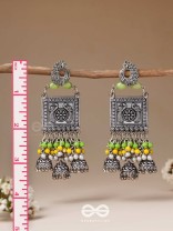 The Willow Wonders - Statement Oxidised And Beaded Earrings