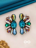 Manivarga - The gem collection - Stone embroidered earrings 