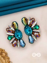 Manivarga - The gem collection - Stone embroidered earrings 