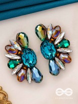 Manivarga - The gem collection - Stone embroidered earrings 