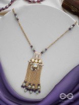 Vyushti - The First Gleam - Beads, Polki And Kundan Finished Neckpiece With Anti-Tarnish Coating 