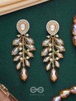 Svaru - The Sunshine Carnival - Golden Embellished Polki And Kundan Earrings