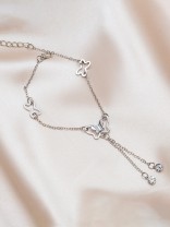 FLUTTERING MELODIES - CASUAL SILVER ANKLET