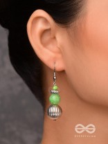 SKY DELIGHT DROPS - CLASSY SILVER EARRINGS