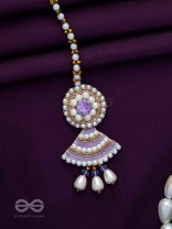 SVANIKA - THE RADIANT ONE - STONE, PEARL AND BEADS EMBROIDERED MAANGTIKA