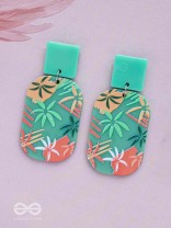 MYSTILEAF MARVELSCAPE - MULTICOLOR ACRYLIC EARRINGS