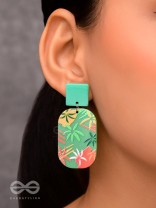 MYSTILEAF MARVELSCAPE - MULTICOLOR ACRYLIC EARRINGS