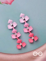 THE CHERRY BLOSSOMS - ELEGANT ACRYLIC EARRINGS