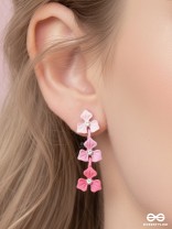 THE CHERRY BLOSSOMS - ELEGANT ACRYLIC EARRINGS