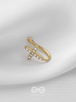 HEAVENLY HARMONY  - GOLDEN CZ NOSERING (NON-PIERCING)