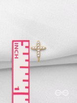 HEAVENLY HARMONY  - GOLDEN CZ NOSERING (NON-PIERCING)