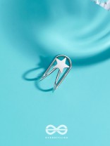 COSMIC STARSHINE  - SILVER EMBELLISHED EARCUFF 
