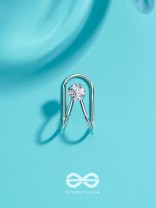 EVERMORE GEM GLEAM - SILVER EMBELLISHED EARCUFF