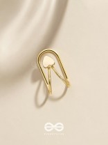 MINI LOVE TOKEN - GOLDEN EMBELLISHED EARCUFF (one ear)