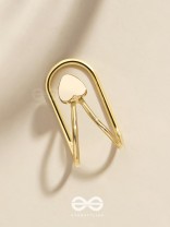 MINI LOVE TOKEN - GOLDEN EMBELLISHED EARCUFF (one ear)