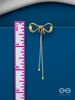 THE MYSTICAL BOW - CLASSIC GOLDEN EARRINGS