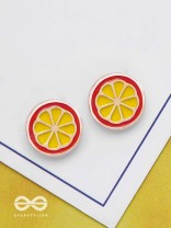 THE LEMONY LIFE - GOLDEN EMBELLISHED STUD EARRINGS