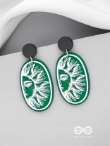 DAYDREAMS & SUNFEELS- STATEMENT ACRYLIC EARRINGS