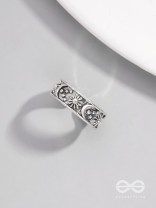 CELESTIAL LEGACY - STATEMENT SILVER RING (ADJUSTABLE)