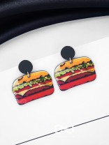 THE BUNBELIEVABLE BITE - STATEMENT ACRYLIC EARRINGS