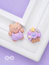 SUGARHUG & SNUGGLES - MISMATCHED ACRYLIC EARRINGS