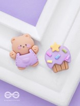 SUGARHUG & SNUGGLES - MISMATCHED ACRYLIC EARRINGS