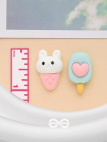 SCOOPS 'N CRUNCHES  - MISMATCHED ACRYLIC EARRINGS