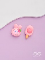 Sundaes N' Berries - Mismatched Acrylic Earrings