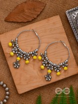 The Marigold Baubles- Silver Hoop Earrings