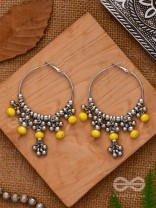 The Marigold Baubles- Silver Hoop Earrings