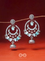 The Layers Of Horizon- Oxidised Earrings