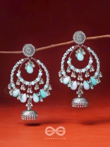 The Layers Of Horizon- Oxidised Earrings